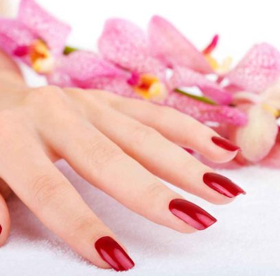 red nails